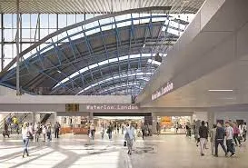 Waterloo station concourse